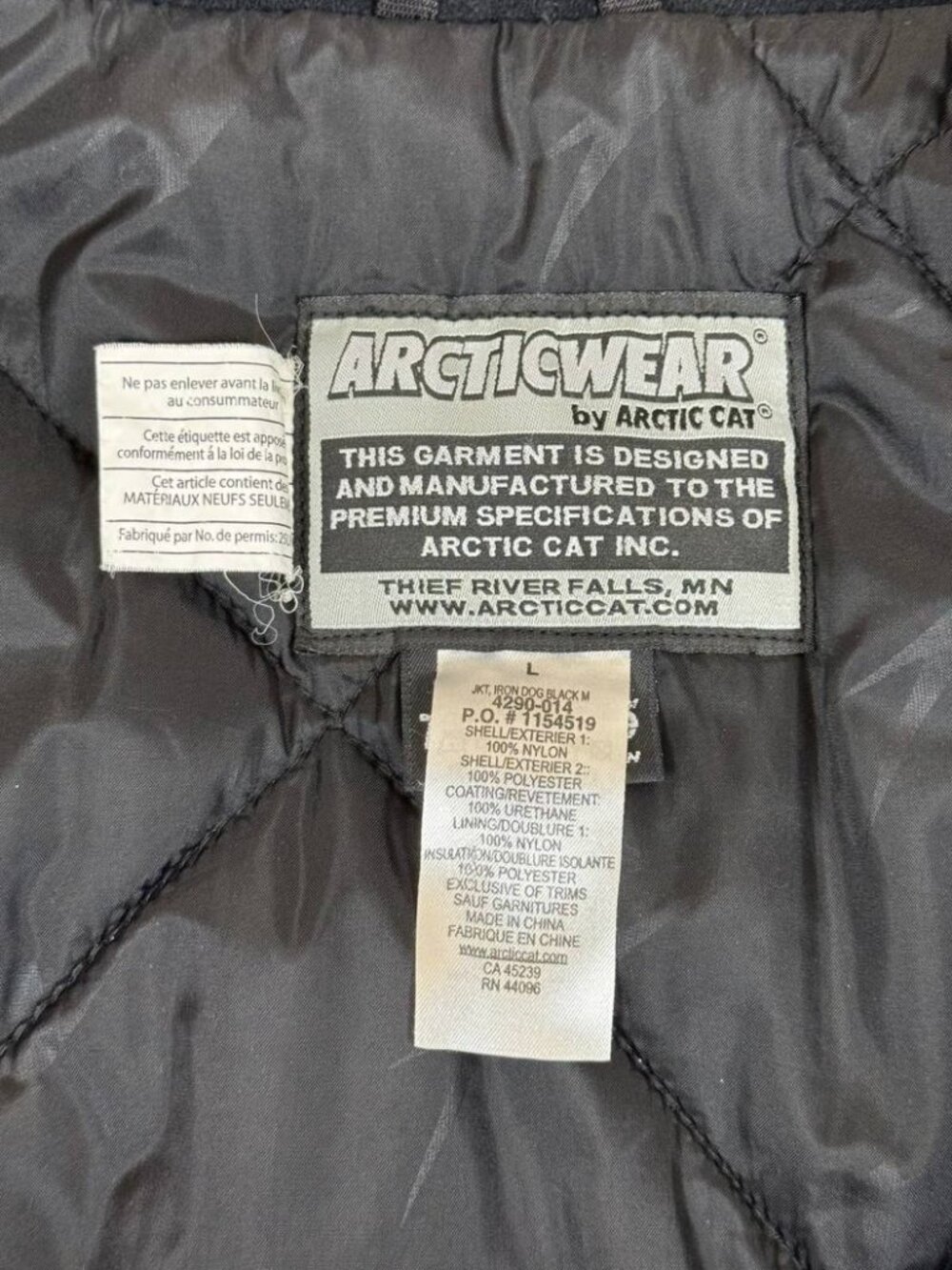Arctic Cat Vintage Arcticwear Snowmobile Jacket Men’s Large - Picture 10 of 14